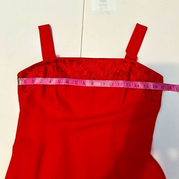 Vintage Ursula of Switzerland red embroidered 2PC women’s dress suit size 8P - Picture 13 of 15